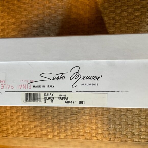 Sesto Meucci tall Daisy boots in black nappa with tan border - Picture 9 of 9